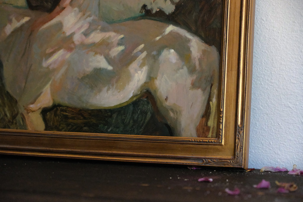 "Summer rider" — framed