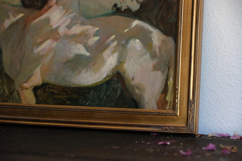 "Summer rider" — framed