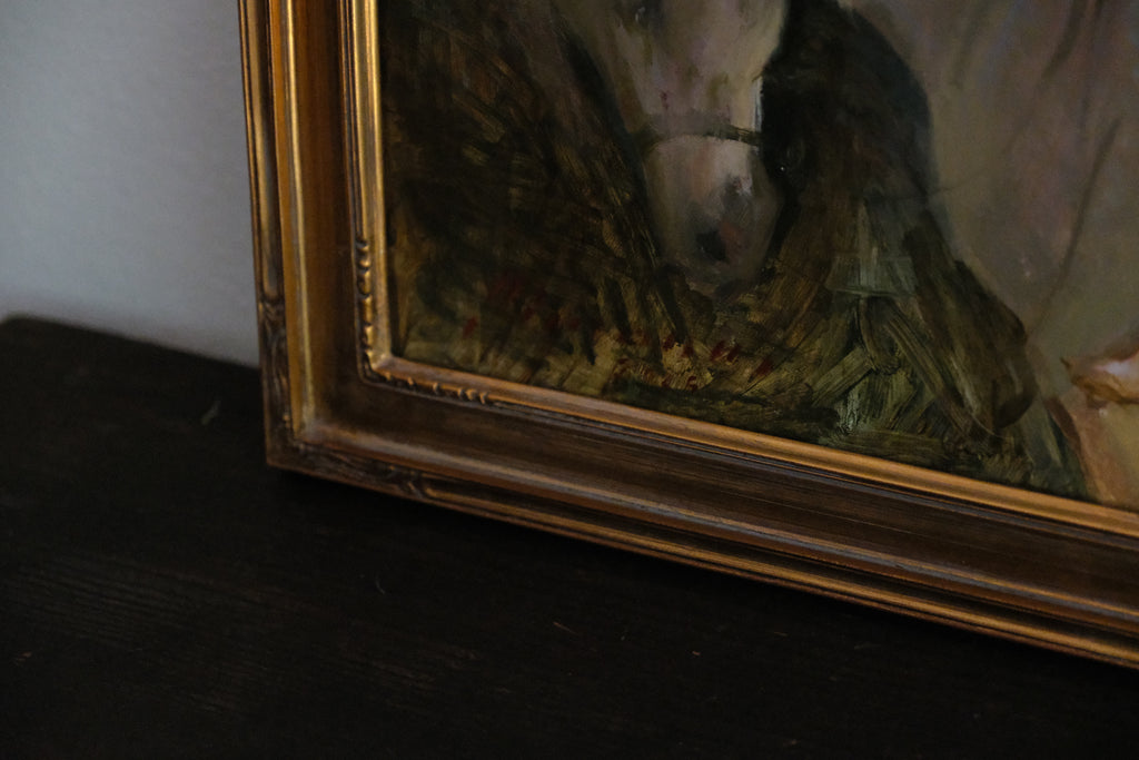 "Summer rider" — framed