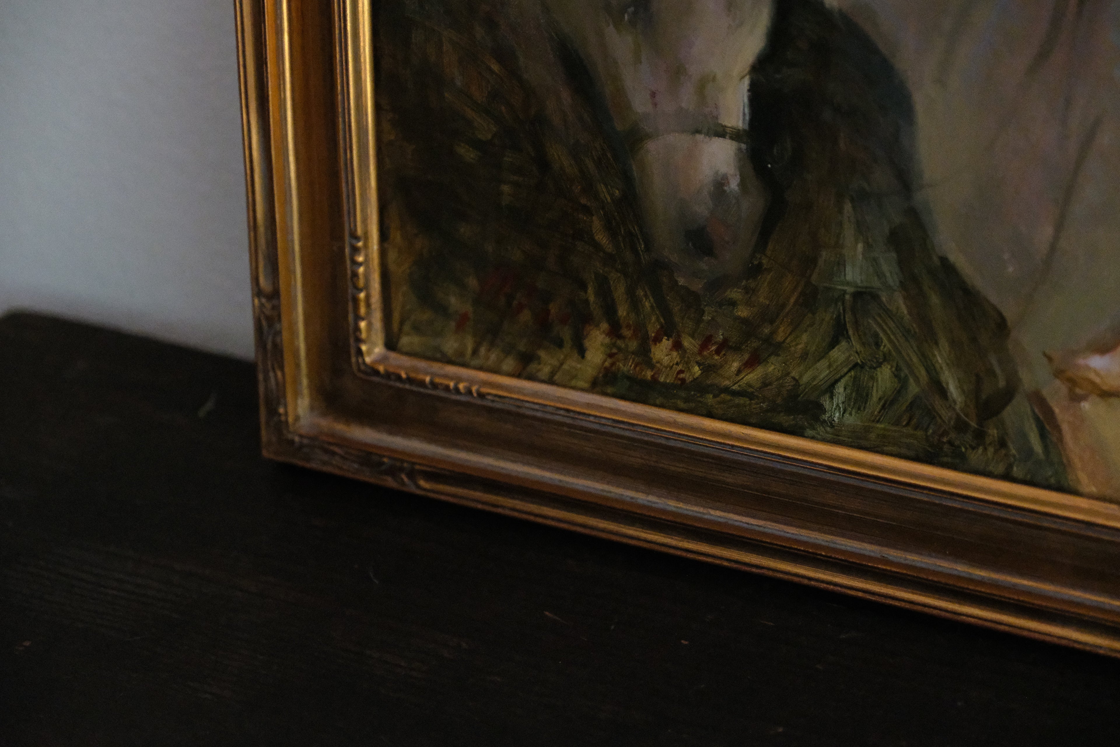"Summer rider" — framed