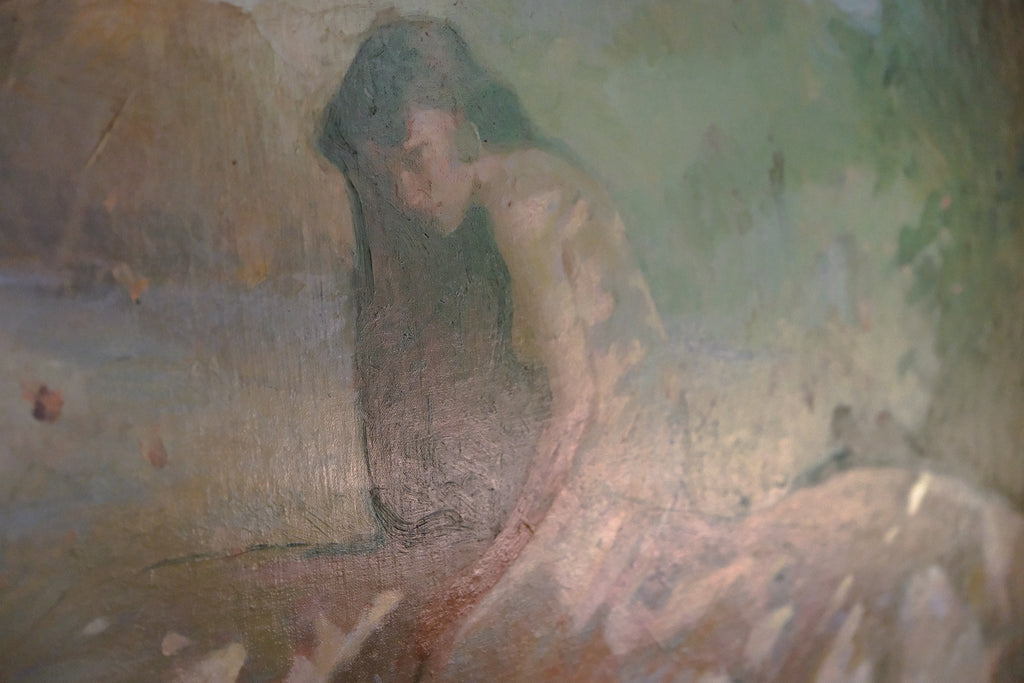 "Summer rider" — framed