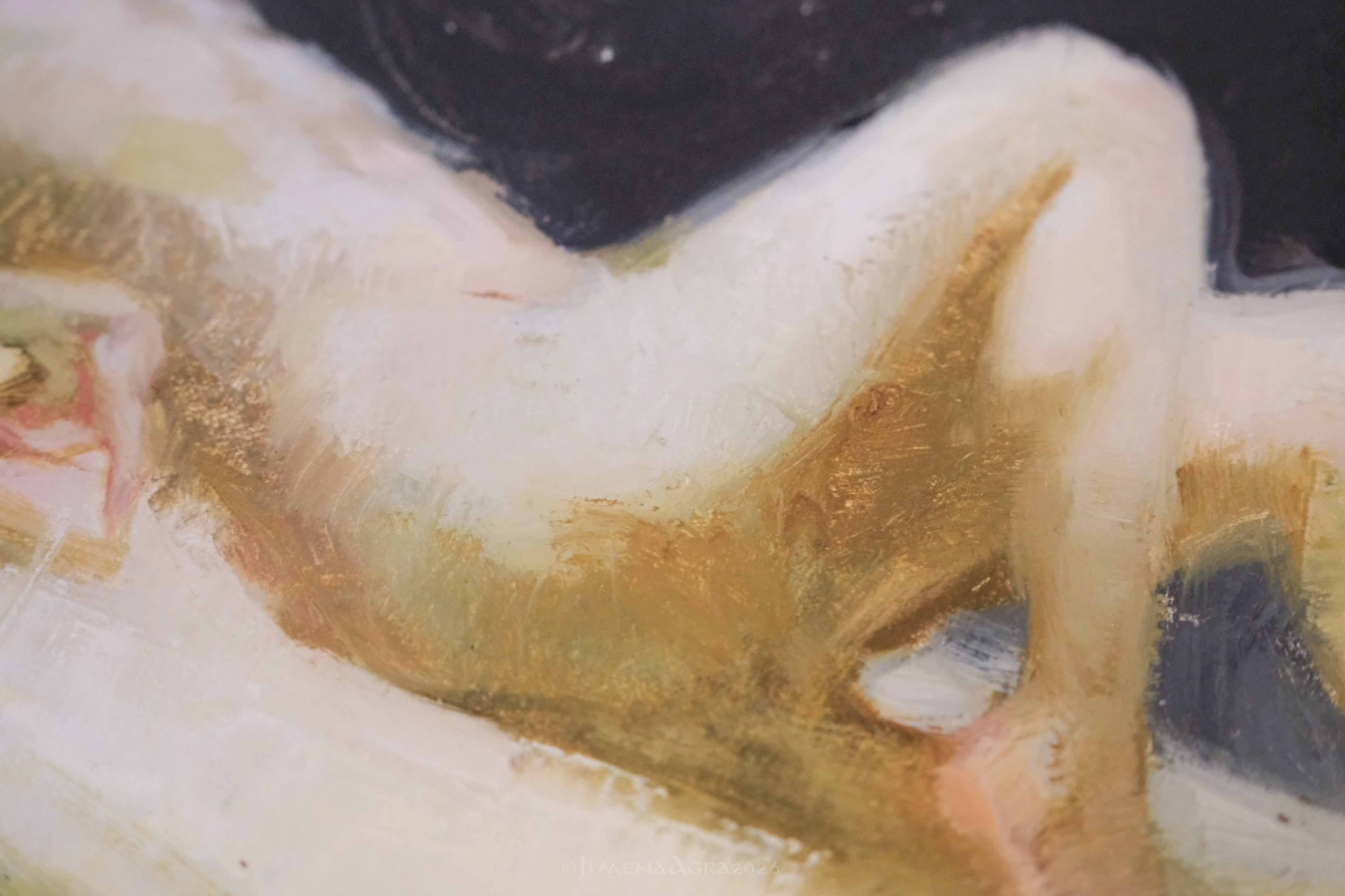"a nap on the moon" — giclée print