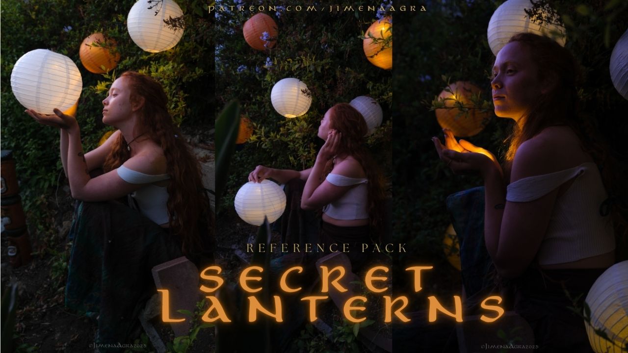 Secret Lanterns Maggie reference photos