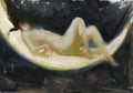 "a nap on the moon" — giclée print